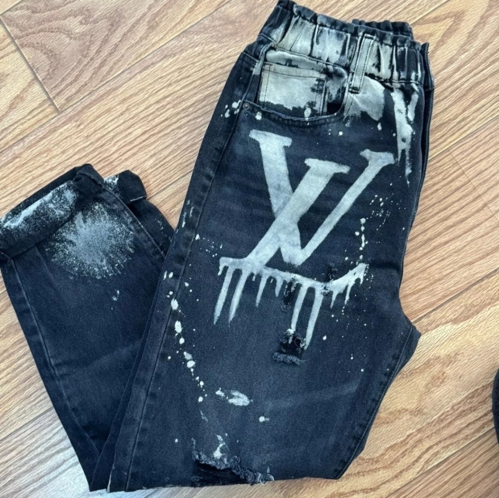 RISEN jeans size 28/7 style#RDP1250 RN#159259 Customized - Picture 3 of 6